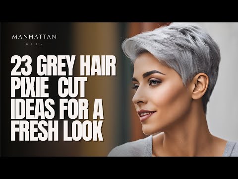 Gray Hair Pixie Cut
