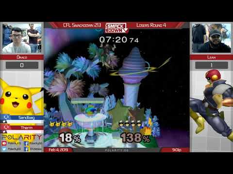 CFL Smackdown 213 Melee - Lean (Captain Falcon) vs Draco (Pikachu) - Losers R4
