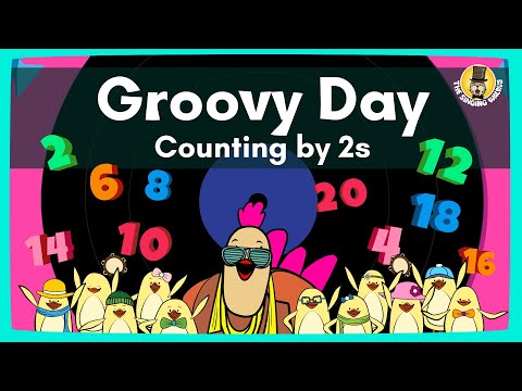 Groovy Day (Counting by 2s) | Counting Song for Kids | The Singing Walrus