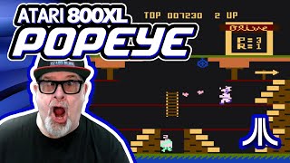 Vintage Gaming Fun: RETRO BLISS plays POPEYE on ATARI 8-BIT & 5200!