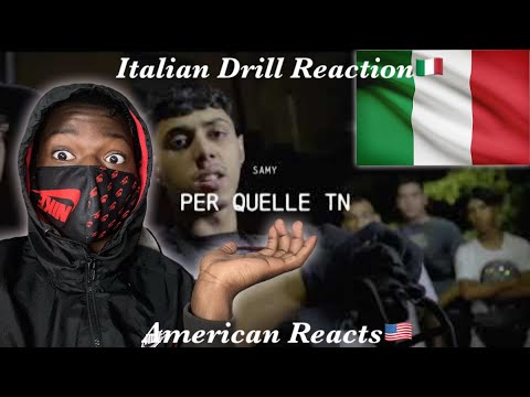 American Reacting to Samy - "TN" feat. Simba La Rue & Keta (OFFICIAL VIDEO) #ItalianDrill