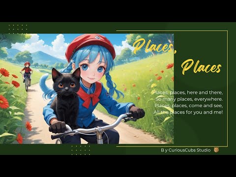 Places, Places | kids song | sing-along & dancing | kids video | nursery rhymes | cartoon