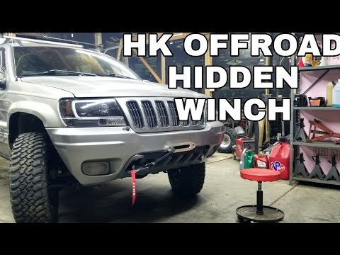 WJ Overland Hidden Winch Mount