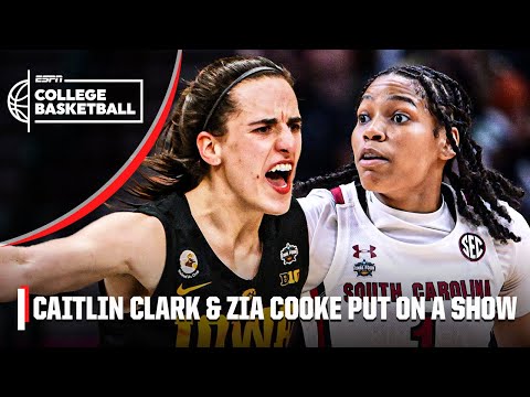 Caitlin Clark vs. Zia Cooke | NCAA Women's Final Four | ESPN College Basketball