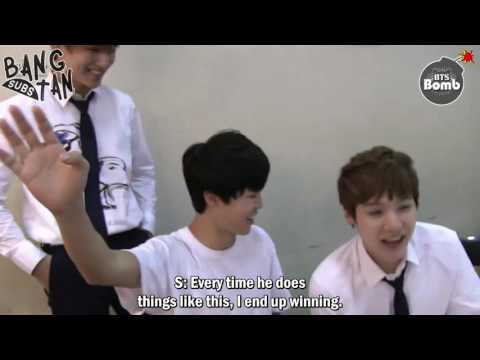 [ENG] 140917 [BANGTAN BOMB] BTS match (1) OMOK! (Suga vs Jimin)