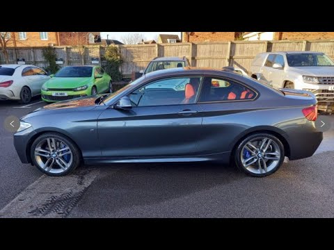 BMW 218d M Sport Manual. 2016 Reg. 31k miles FSH +Harmon Kardon & Coral Red Leather. Cat S Repaired