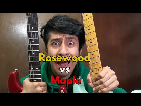 Rosewood vs Maple: ¿Qué es mejor, brazo de palo rosa o arce?