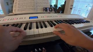 Lawrence Fields' piano solo on "Alkebu Lan"