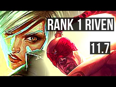 RIVEN vs LEE SIN (JUNGLE) | Rank 1 Riven, Rank 4, Legendary | TR Challenger | v11.7