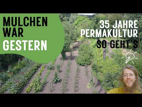 Keine Schnecken, Wühlmäuse, Unkräuter in 35 jähriger Permakultur - 1h/week - so macht's Armin Wenk