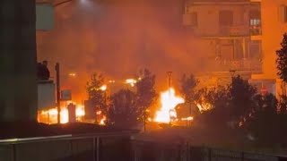 Botti di Capodanno, auto bruciate a Casoria