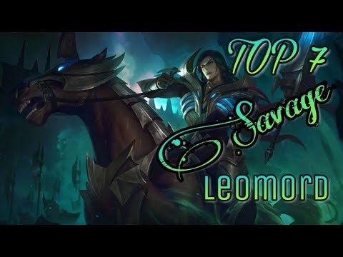 Top 7 Moment Savage Leomord Mobile Legends | season 10!!