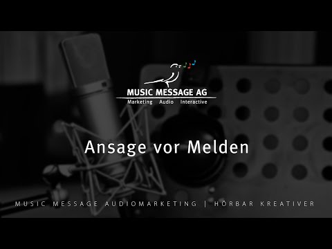 Professionelle Telefonansagen | Ansage vor Melden