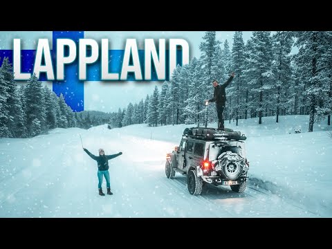 Die Straße zur Freiheit: 3000 KM in den POLARKREIS - Winter Roadtrip nach Lappland!🇫🇮