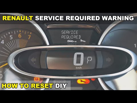 Renault Clio Service Required Warning Reset - How To DIY