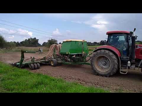 CASE iH 250, 225, 125, Agrostroj RMA-8, Hnojení, Orání, Setí / Manure spreading, Plowing, Sowing