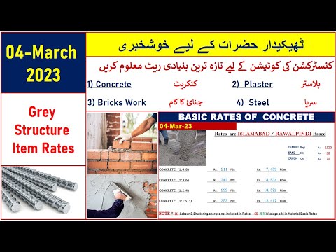Grey Structure Item Rates Explained | Quantity Surveying Tutorial (Lecture: Grey Structure)