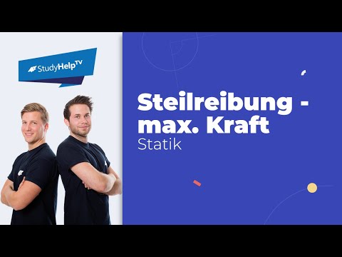 Seilreibung - maximale/minimale Kraft #1 [Technische Mechanik] |StudyHelp