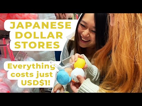 100 yen shop in Tokyo, Japan | What to buy in Japanese dollar store & Shopping in Japan