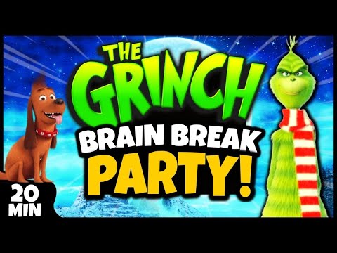 ???? The Grinch Brain Break Party ???? Freeze Dance ???? Christmas ???? Just Dance