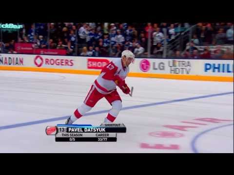 Pavel Datsyuk's Shootout goal stuns Kirk Maltby and Jonathan Bernier Dec 21 2013