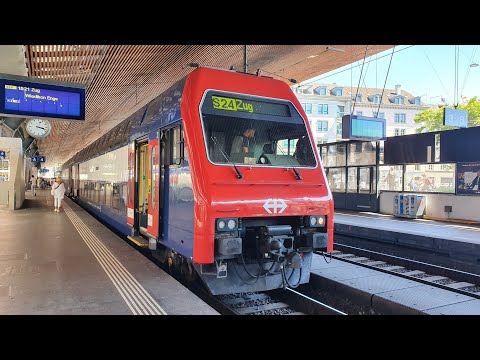 S-Bahn Zürich | Mitfahrt im Re 450 auf der S24 von Zürich Oerlikon nach Zürich HB
