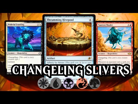 Lots of New Changelings Are Turning Into Slivers! | MTG Arena Standard Lorwyn Eclipsed