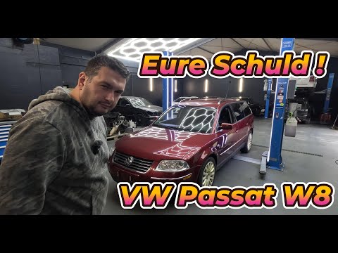 Jetzt ist aber wirklich Schluss! Die letzten Handgriffe am Passat W8