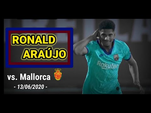 El uruguayo RONALD ARAÚJO debuta en el Barça como Titular 🔴 Individual Performance vs. Mallorca