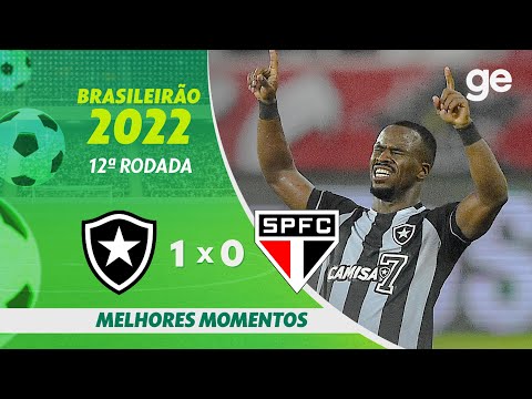 Gols e lances de Botafogo x São Paulo