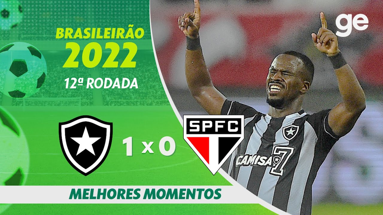 VÍDEO: Gol e melhores momentos da vitória do Botafogo sobre o São Paulo no Nilton Santos