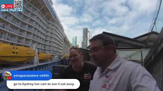 Live from Sydney Overseas Passenger Terminal Anthem of the Seas Returns