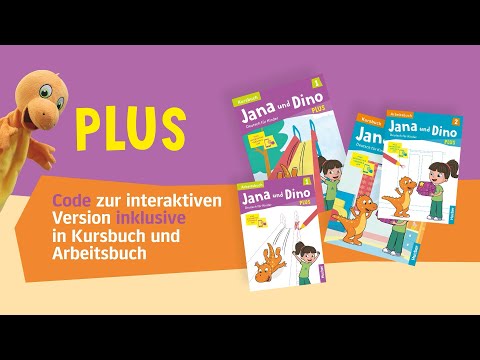 Deutsch für Kinder: Jana und und Dino PLUS