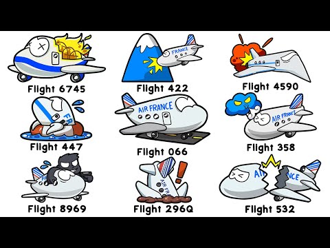 Every Worst Air France Accident Explained in 12 Minutes