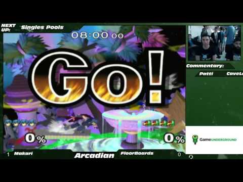 NE Melee Arcadian 2 Pools WF - Makari (Marth) vs. FloorBoards (Falco)