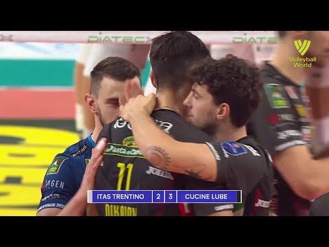 Itas Trentino vs. Cucine Lube Civitanova - FIVB - SuperLega - Match Highlights