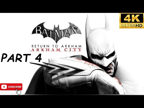 BATMAN ARKHAM CITY REMASTERED PS5 Gameplay Walkthrough Part 4 FULL GAME [4K 60FPS] - No Commentary