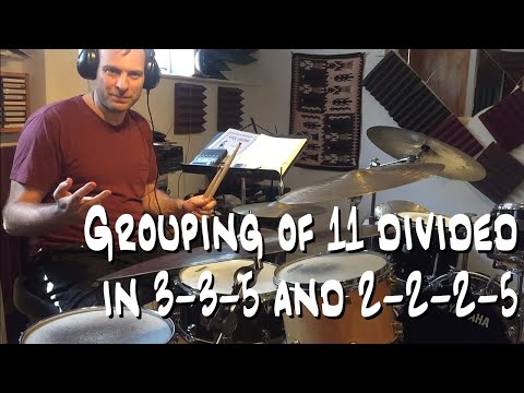 Rhythm of the Week. Grouping of 11 divided in 3-3-5 and 2-2-2-5