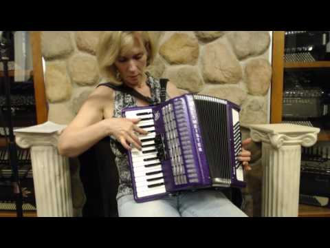 WELTRUB3060VT - Violet Weltmeister Rubin Piano Accordion MM 30 60 $1599