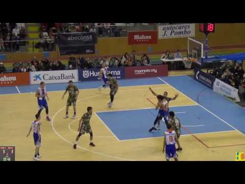 34ªj.LEYMA B.CORUÑA 77 CLUB MELILLA BALONCESTO 66  LEB ORO 2016-17