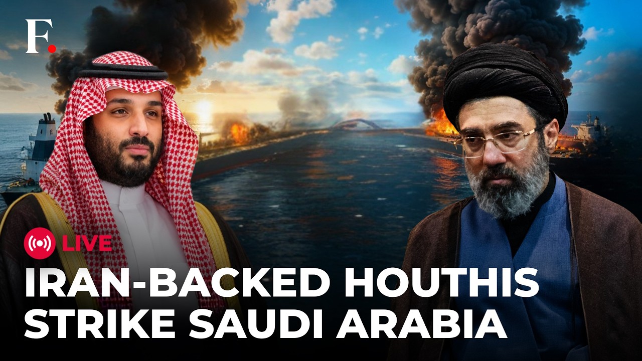 US Iran War LIVE: Houthis Attack Saudi Oil Installations in Red Sea | Is US Gulf Security at Risk?