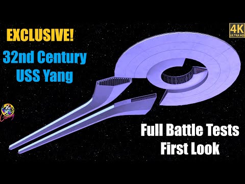 NEW 32nd Century USS Yang Fed Battlestar TEST - Exclusive First Look - Star Trek Ship Battles