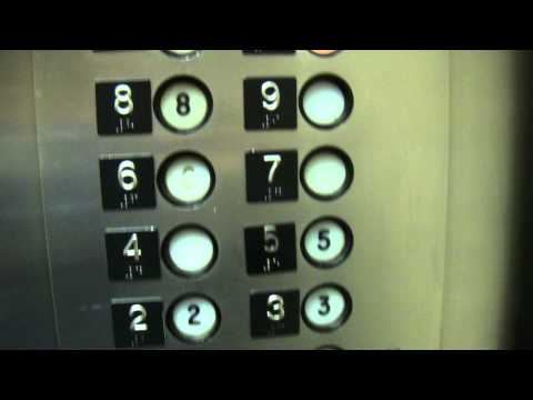 Vintage Westinghouse "Banjo" Traction Elevators at 200 South Hanley, Clayton, MO