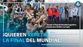 Aficionados argentinos buscan que la FIFA repita la final del Mundial