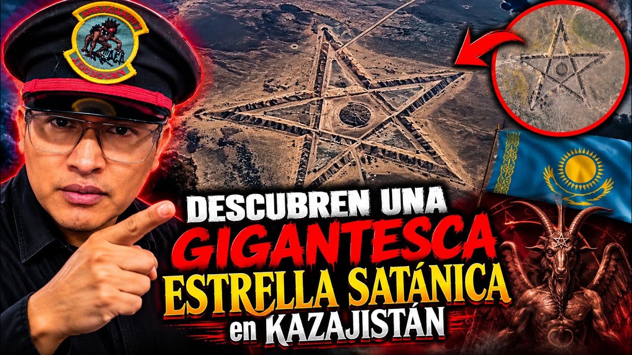 Descubren una GIGANTESCA ESTRELLA SATÁNICA en Kazajistán ¿Qué Significa? 😨
