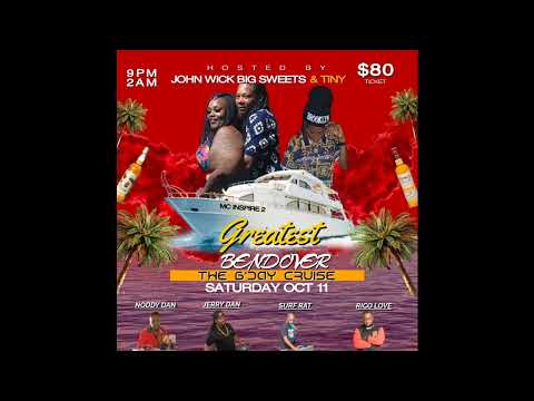DJ RICO LOVE - THE GREATEST BEND OVER THE CRUISE PROMO (OCT 11TH 2025)