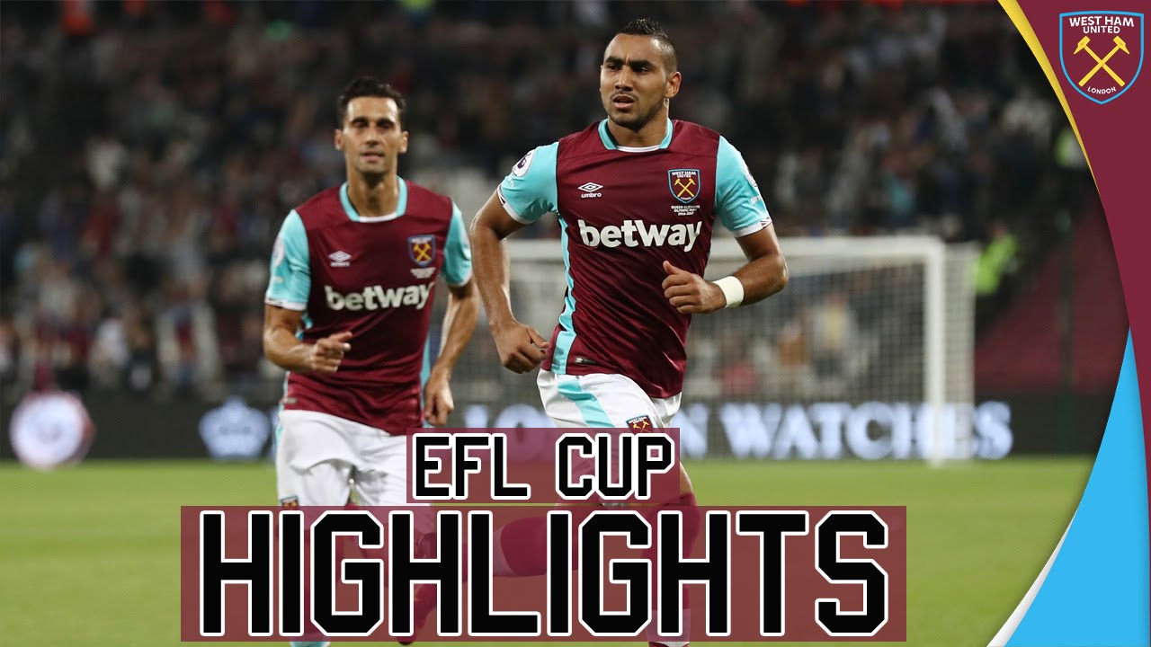 EFL CUP HIGHLIGHTS: &eth;West Ham United Vs Accrington Stanley&eth; - YouTube
