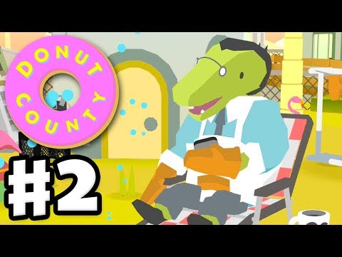 Donut County - Gameplay Walkthrough Part 2 - Fire, Fireworks, and Catapult Upgrade! (PS4) - YouTube