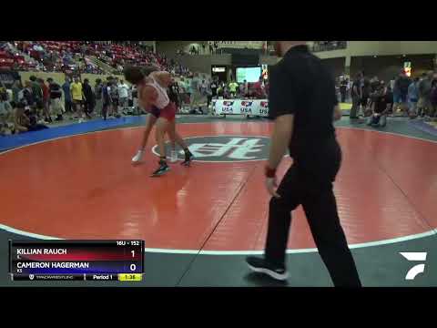 152 Lbs Cons. Round 3 - Killian Rauch, IL Vs Cameron Hagerman, KS 2565
