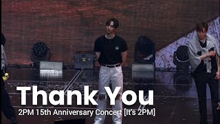 [Thank You] Full ver. 230910_준호직캠 2PM 15th Anniversary Concert &#39;It&#39;s 2PM&#39; #준호랜드